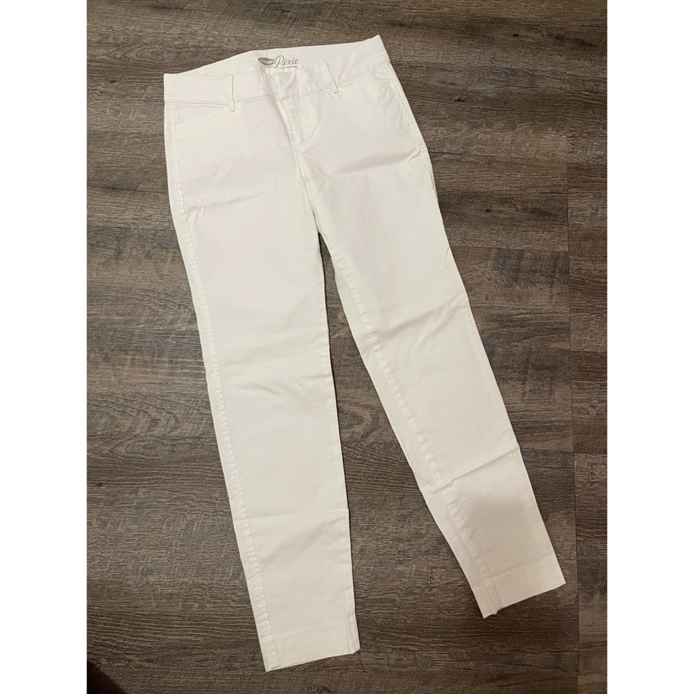 Old Navy White Pixie Pants